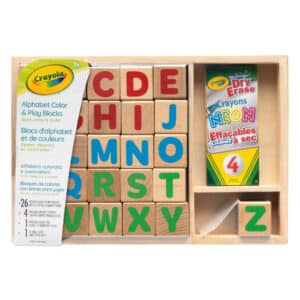 Crayola - Alphabet Colour & Play Blocks