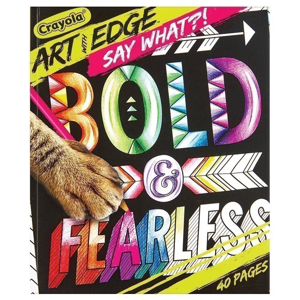 Crayola Art With Edge - Colouring Book - Say What?!