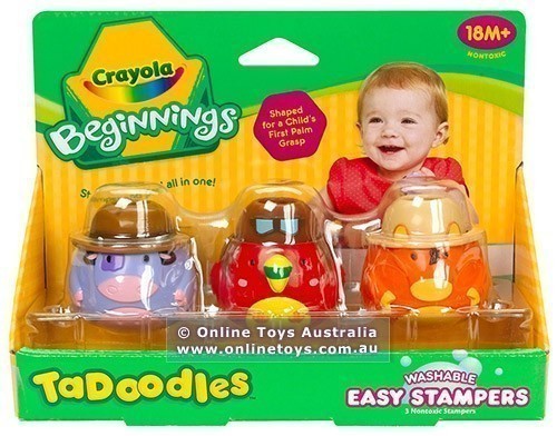 Crayola Beginnings - TaDoodles Washable Easy Stampers - CPD