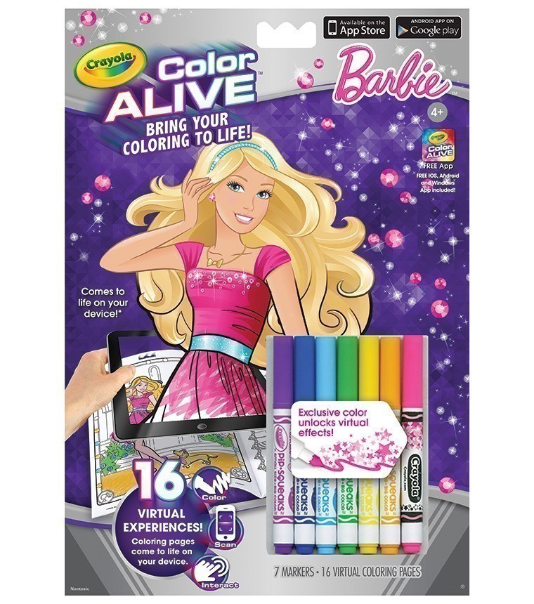 Crayola - Colour Alive - Barbie - Online Toys Australia