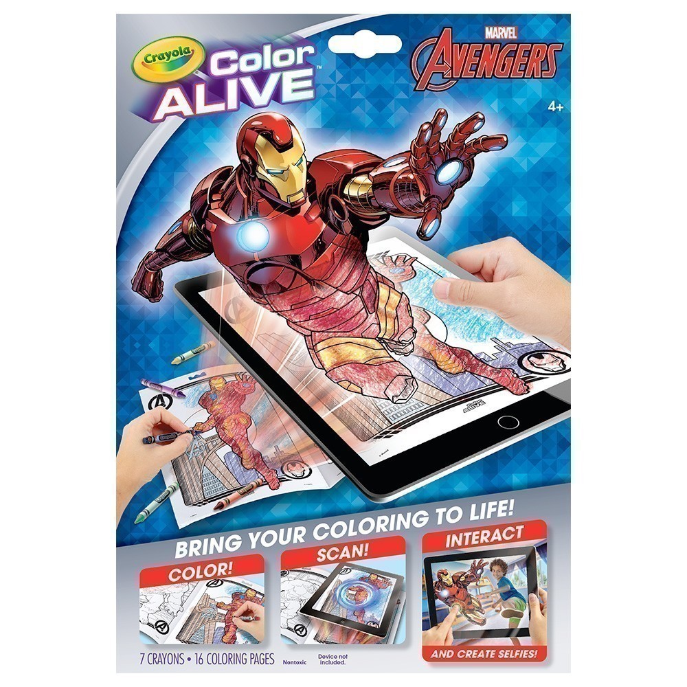 Crayola - Colour Alive - Marvel Avengers