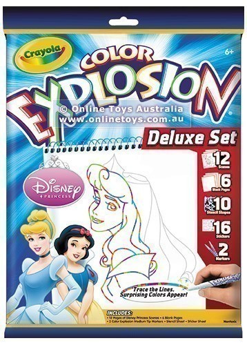 Crayola Colour Explosion Disney Princess Deluxe Set