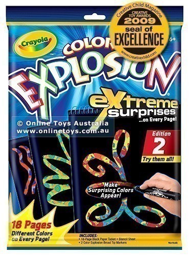 Crayola Colour Explosion - Extreme Black Surprises Edition 2