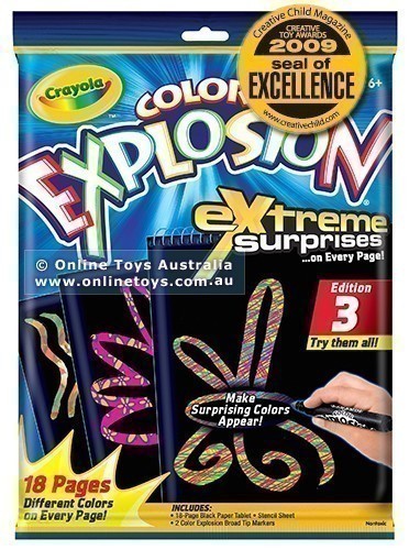 Crayola Colour Explosion - Extreme Black Surprises Edition 3