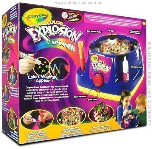 Crayola Colour Explosion Spinner - Back