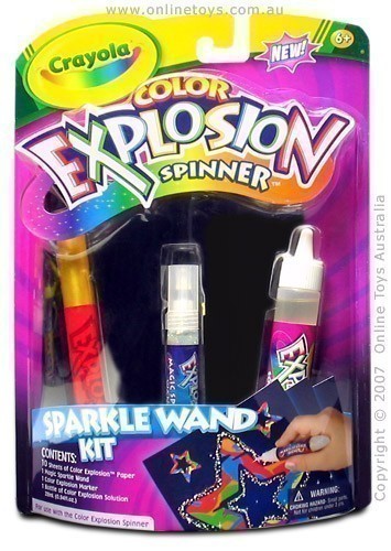 Crayola Colour Explosion Spinner - Sparkle Wand Kit