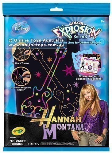 Crayola Colour Scenes - Hannah Montana