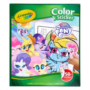 Crayola - Colour & Sticker Book - My Little Pony