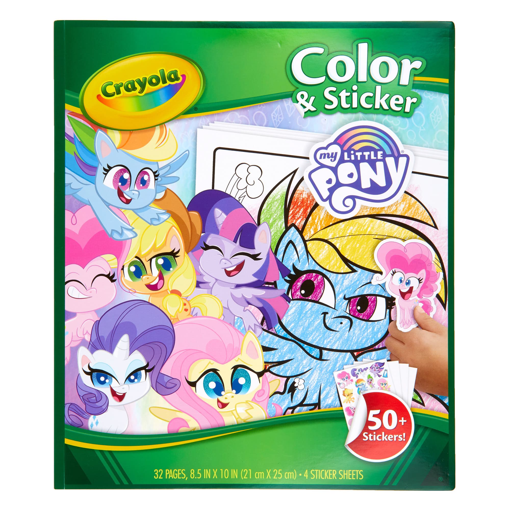 Crayola - Colour & Sticker Book - My Little Pony