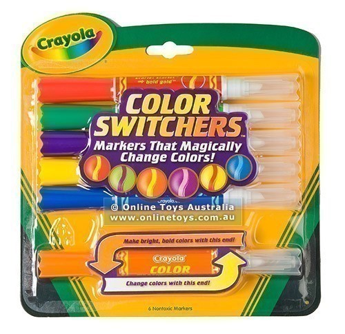 Crayola Colour Switchers - 6 Colour Markers