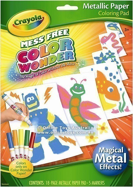 Crayola Colour Wonder - Metallic Paper