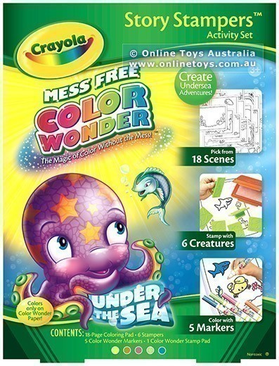 Crayola Colour Wonder - Story Stampers - Under the Sea