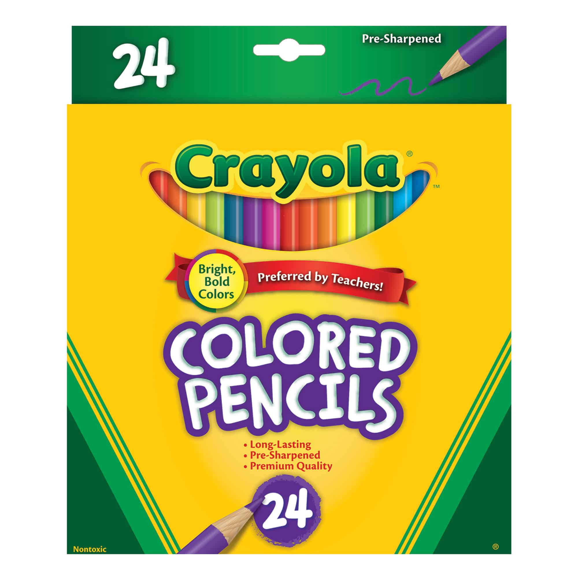 Crayola Coloured Pencils - 24 Colours