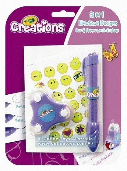 Crayola Creations - 3 in 1 Emoticon Designs