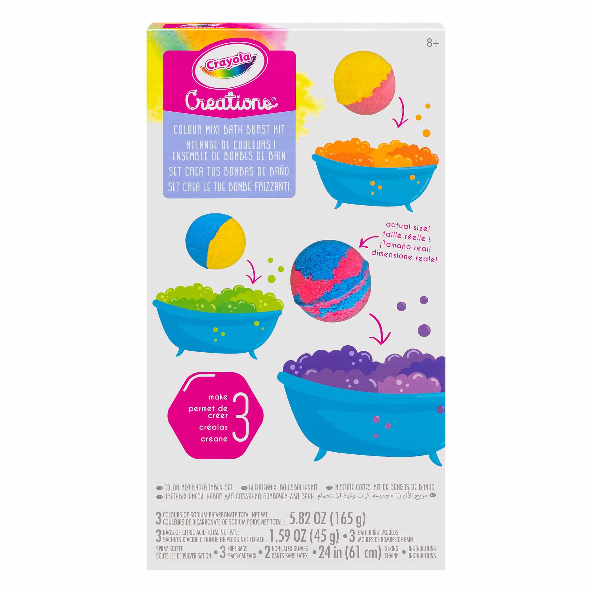 Crayola Creations - Colour Mix Bath Burst Kit