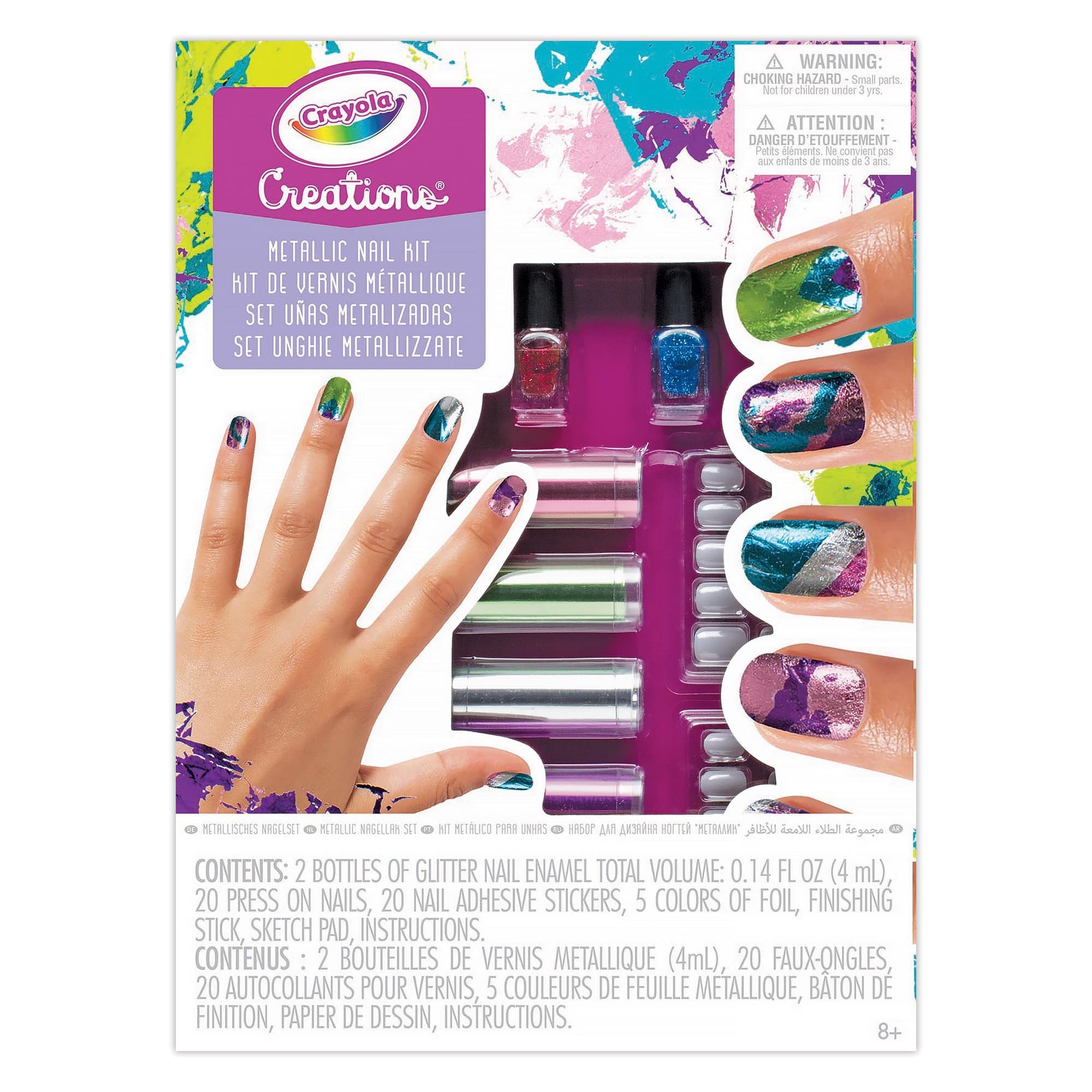 Crayola Creations - Metallic Nail Kit