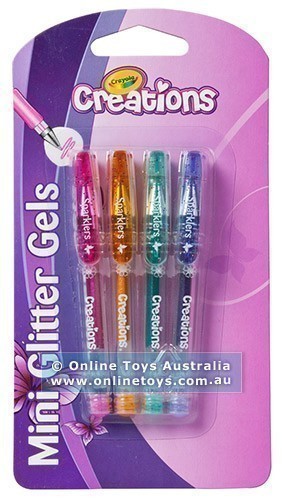 Crayola Creations - Mini Glitter Gels - 4 Pack