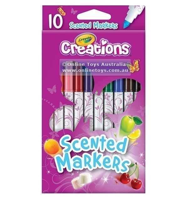 Crayola Creations - Scented Markers - 10 Colours