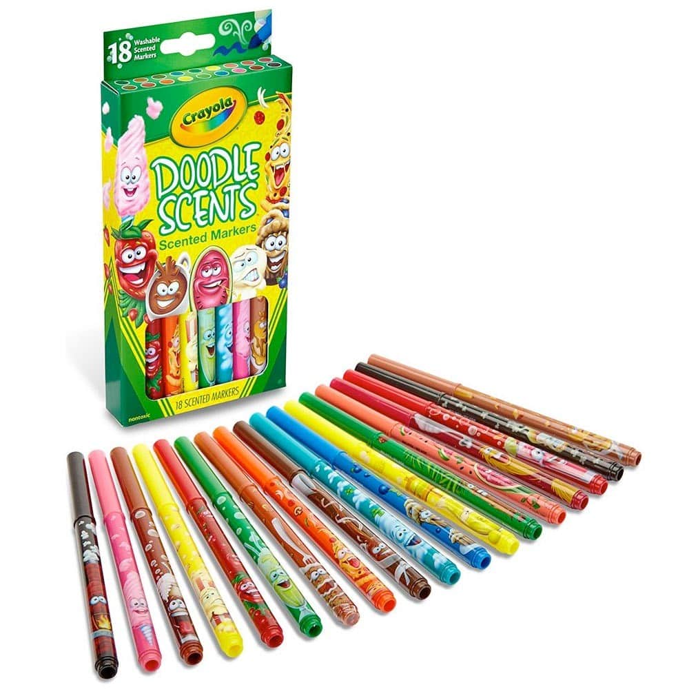 Crayola - Doodle Scents - 18 Washable Scented Markers