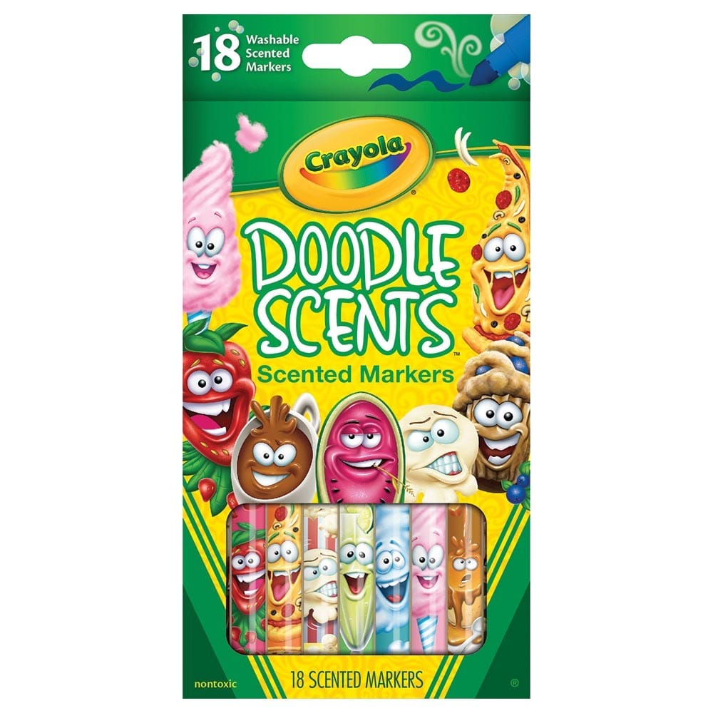 Crayola - Doodle Scents - 18 Washable Scented Markers