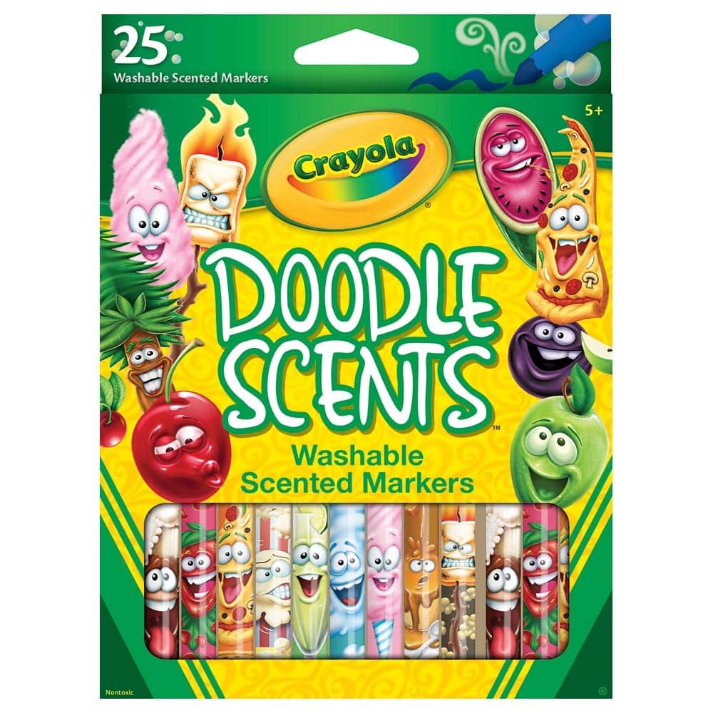 Crayola - Doodle Scents - 25 Washable Scented Markers