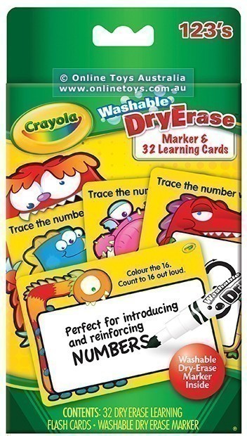 Crayola Dry-Erase Learning Flashcards - 123's