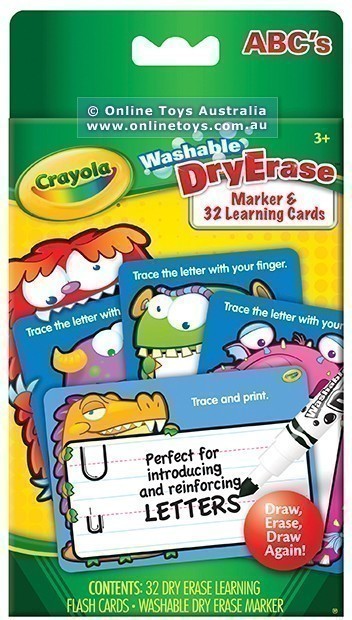 Crayola Dry-Erase Learning Flashcards - ABC's