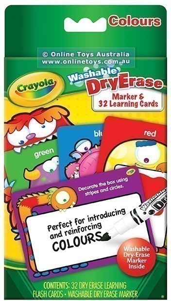 Crayola Dry-Erase Learning Flashcards - Colours