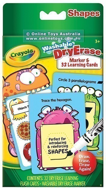 Crayola Dry-Erase Learning Flashcards - Shapes