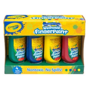 Crayola Fingerpaints  - 4 Washable Colours