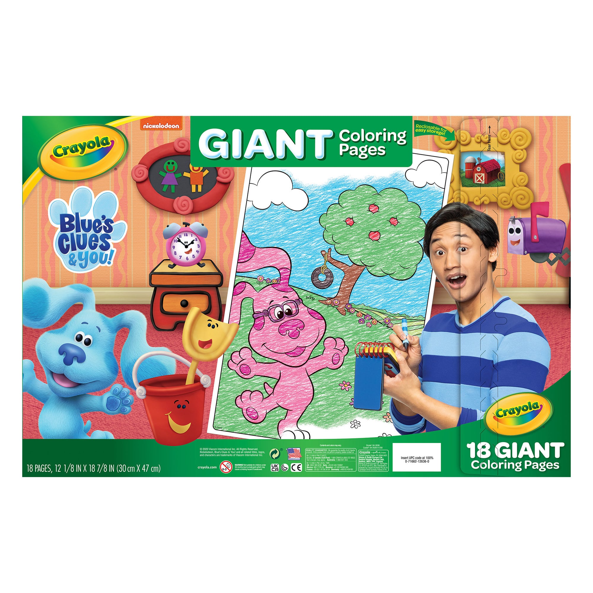Crayola Giant Colouring Pages - Blue's Clues & You!