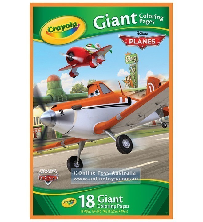 Crayola Giant Colouring Pages - Disney Planes