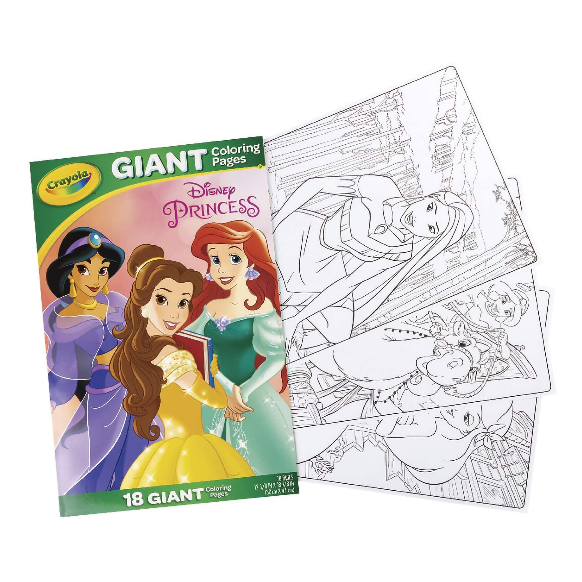 Crayola Giant Colouring Pages - Disney Princess