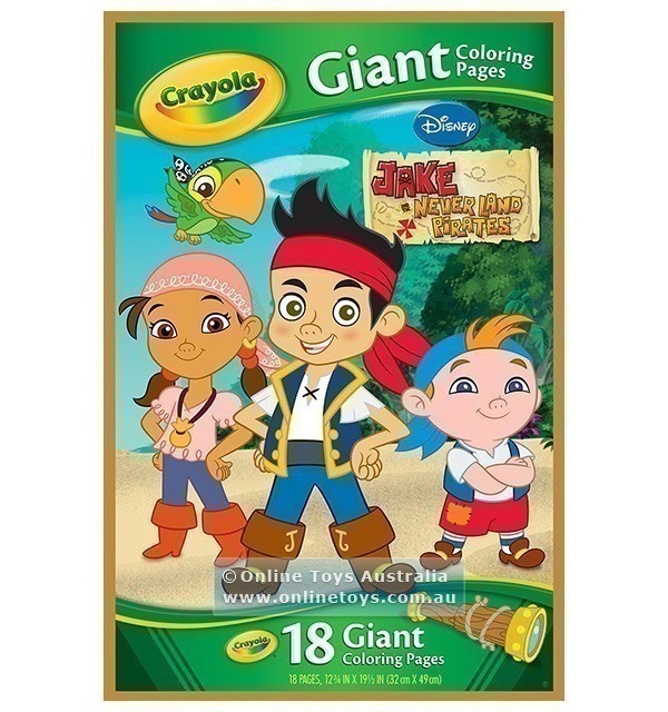 Crayola Giant Colouring Pages - Jake & The Neverland Pirates