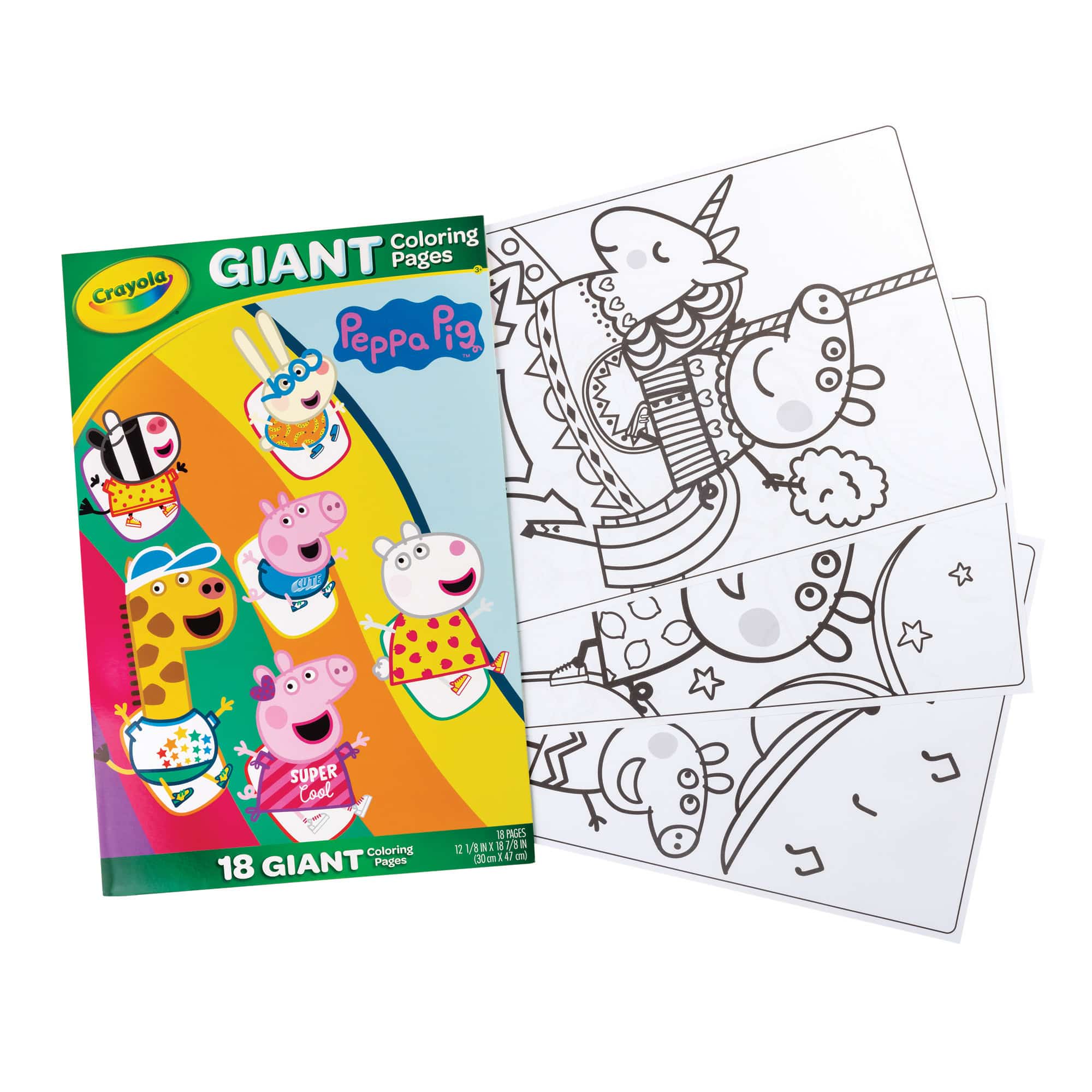 Crayola Giant Colouring Pages - Peppa Pig