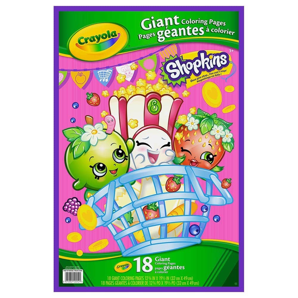 Crayola® Giant Colouring Pages - Shopkins™