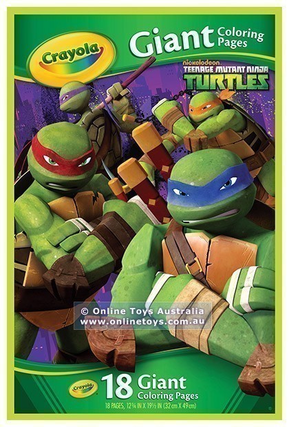 Crayola Giant Colouring Pages - Teenage Mutant Ninja Turtles