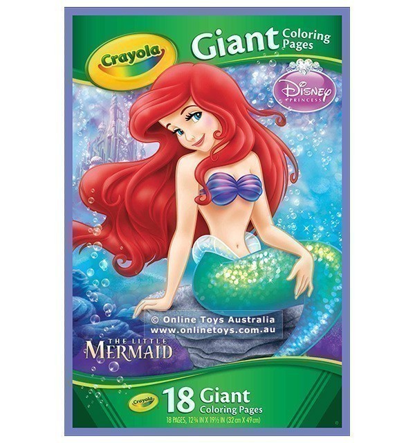 Crayola Giant Colouring Pages - The Little Mermaid