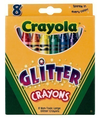 Crayola Glitter Crayons - 8 Pack