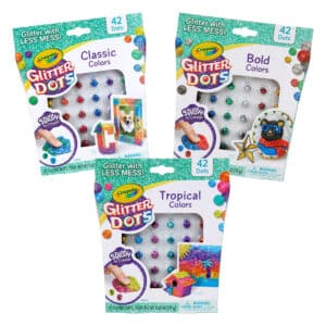 Crayola Glitter Dots - Single Refill Pack Assortment