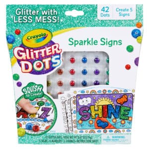 Crayola Glitter Dots - Sparkle Signs