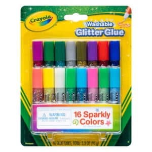 Crayola Glitter Glue - 16 Sparkling Colours