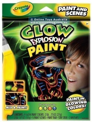 Crayola Glow Explosion - Paint and Scenes