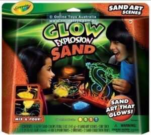 Crayola Glow Explosion - Sand Art Scenes