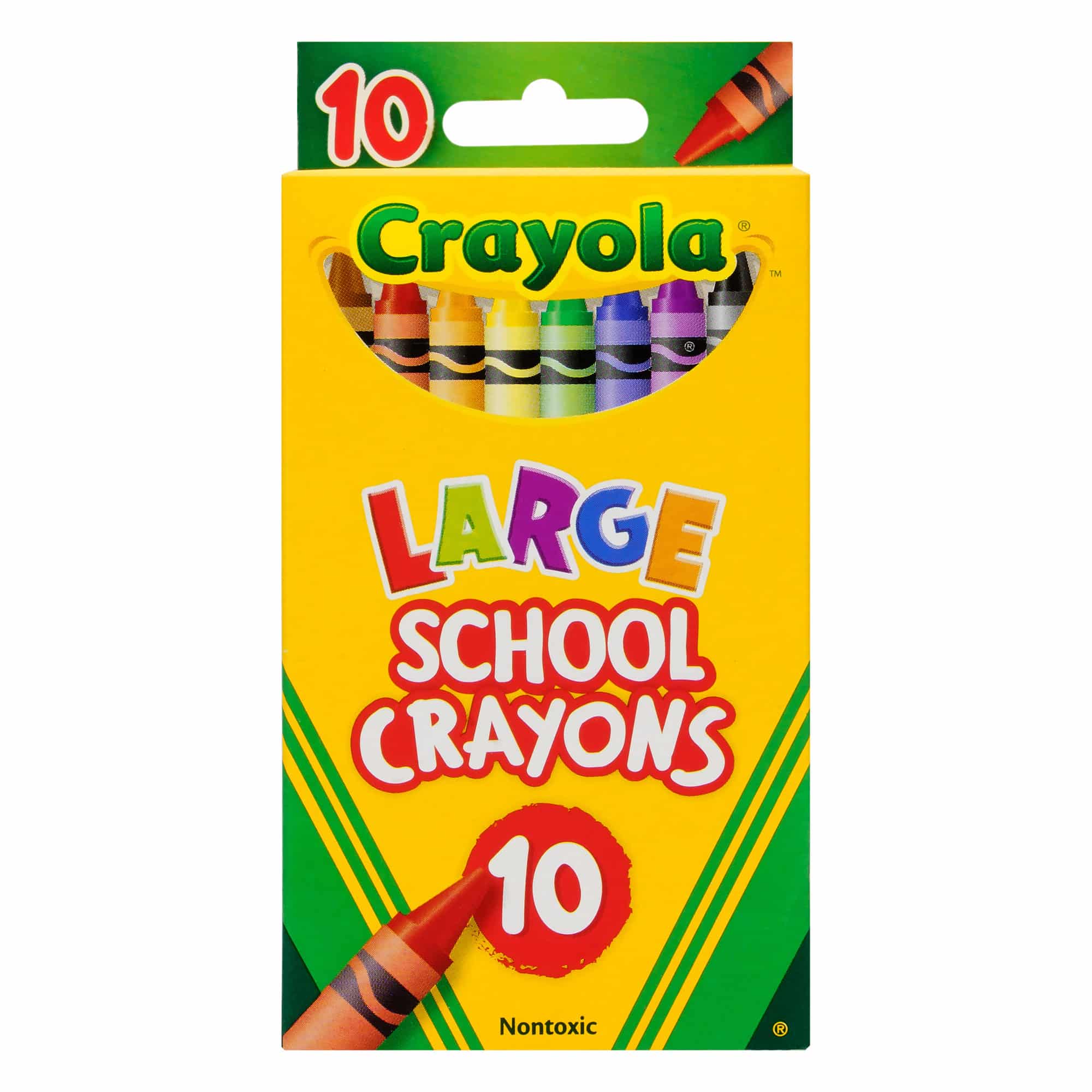 Crayola - Large School Crayon - 10 Pack