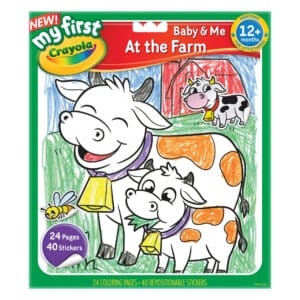 Crayola - My First - Baby & Me - At The Farm Colouring Book