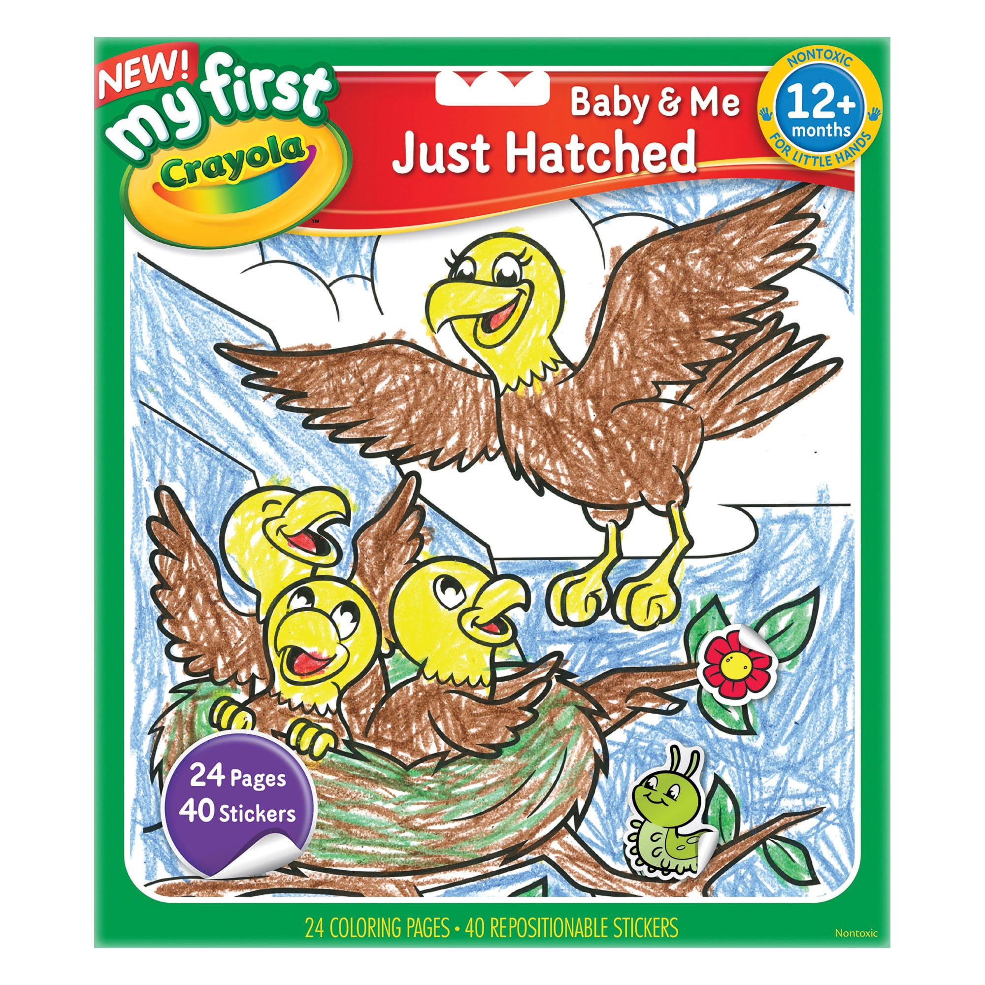 Crayola - My First - Baby & Me - Just Hatched Colouring Book - Online Toys  Australia