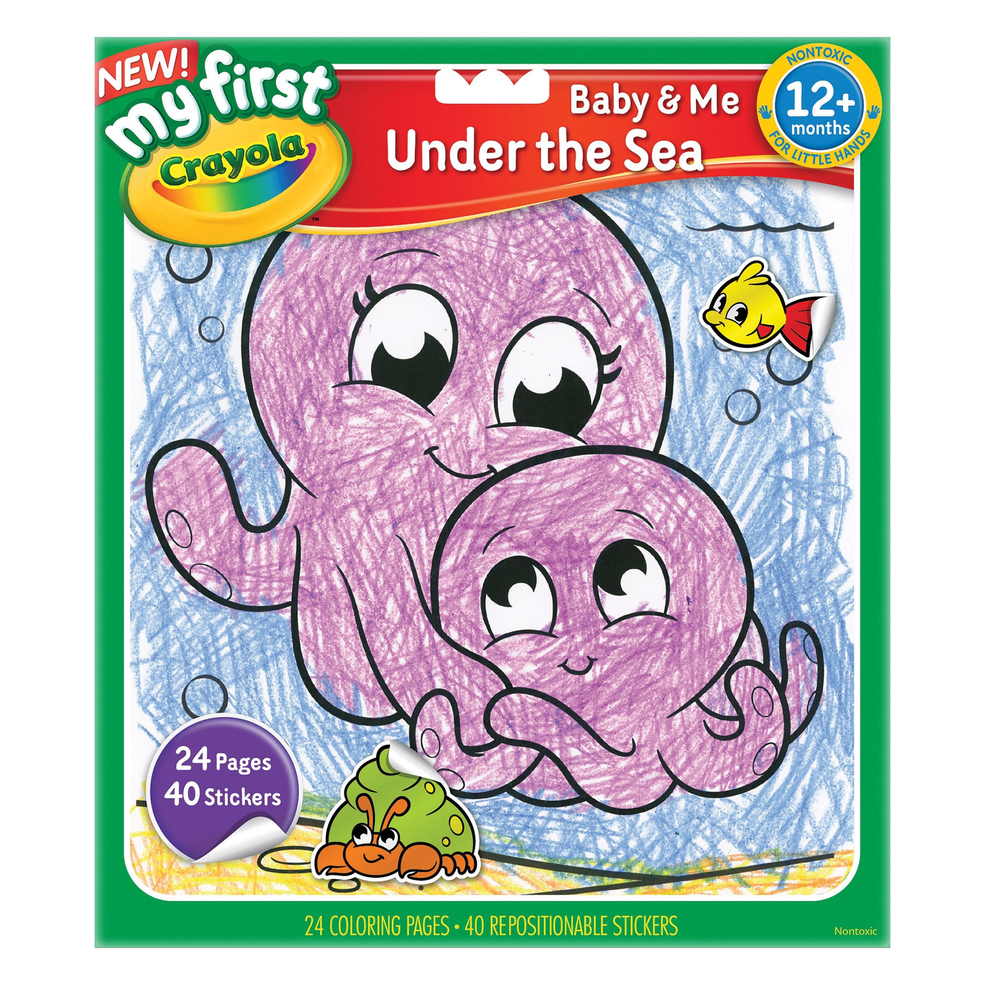 Crayola - My First - Baby & Me - Under The Sea Colouring Book