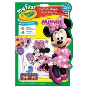 Crayola - My First - Colour & Shapes Sticker Activities Book - Minnie