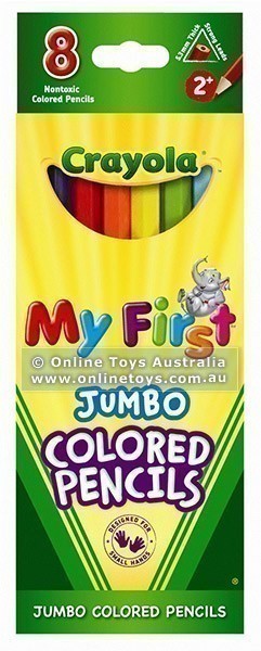 Crayola My First Jumbo Coloured Pencils - 8 Colours